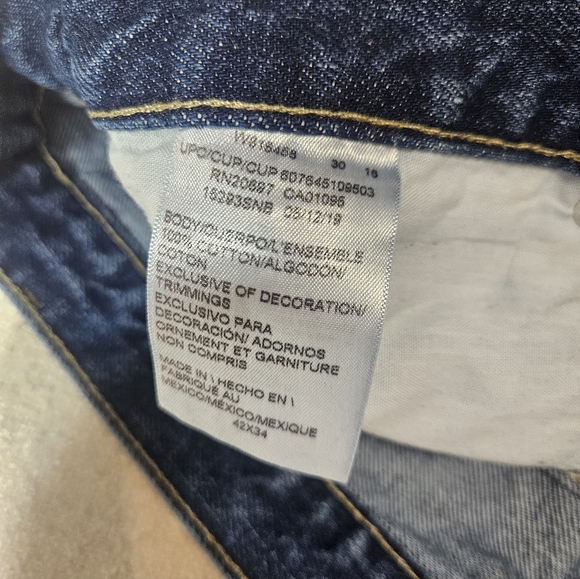 Dickies Double Knee Work Jeans 42x34 Blue - Picture 5 of 7